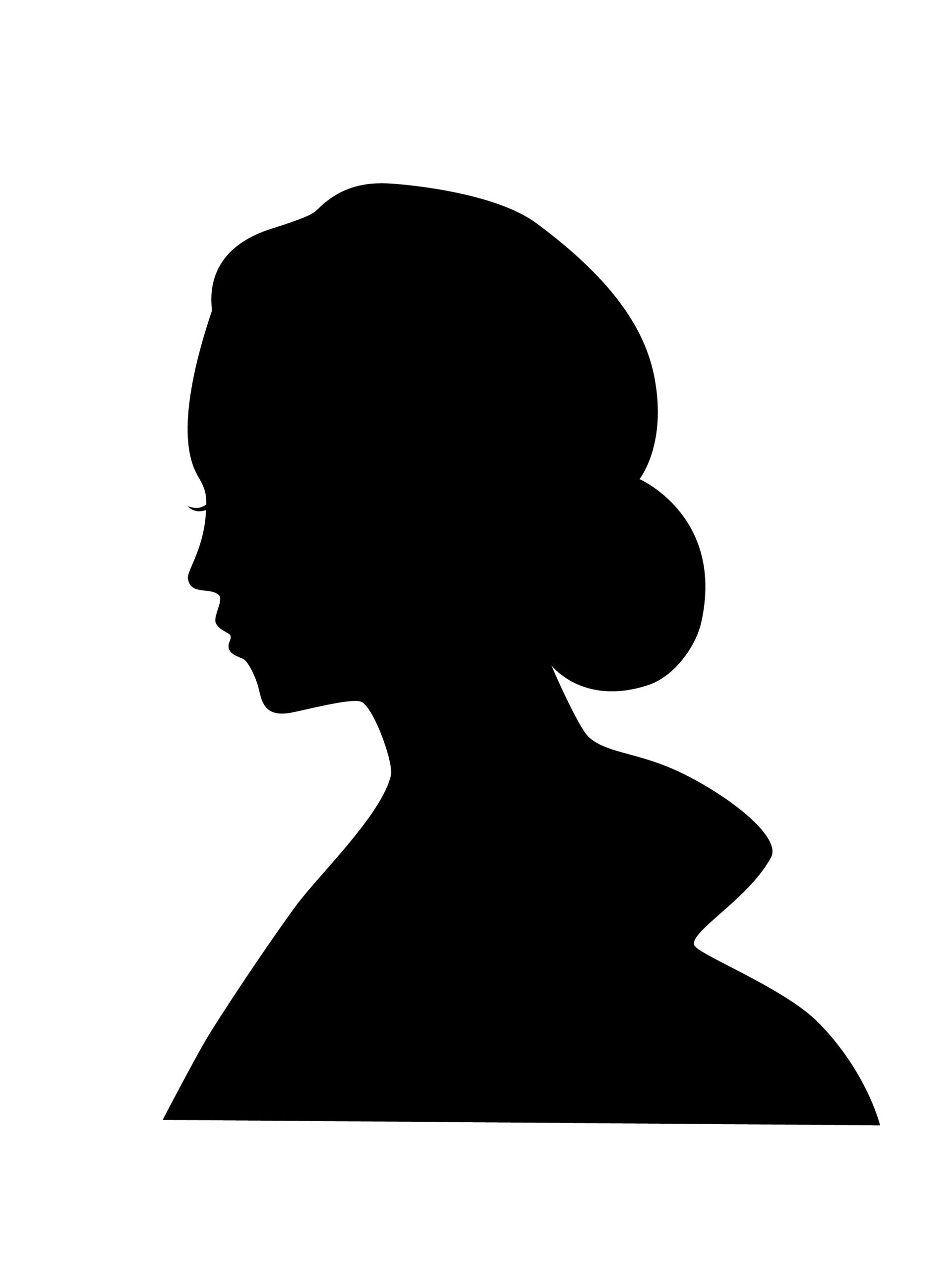 女優シルエット